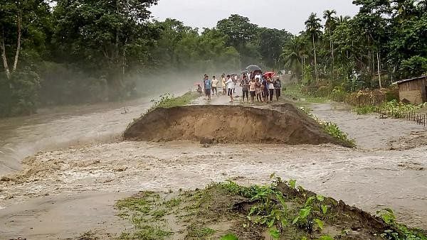 <div class="paragraphs"><p> Assam's&nbsp;Kopili, Barak and Kushiyara rivers were flowing over the danger level.</p></div>