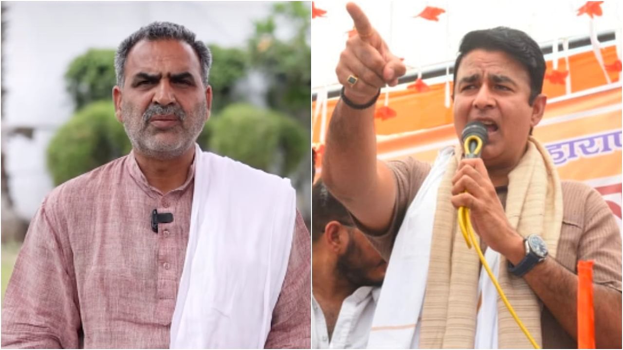 <div class="paragraphs"><p>Sanjeev Balyan(L) and Sangeet Singh Som.&nbsp;</p></div>