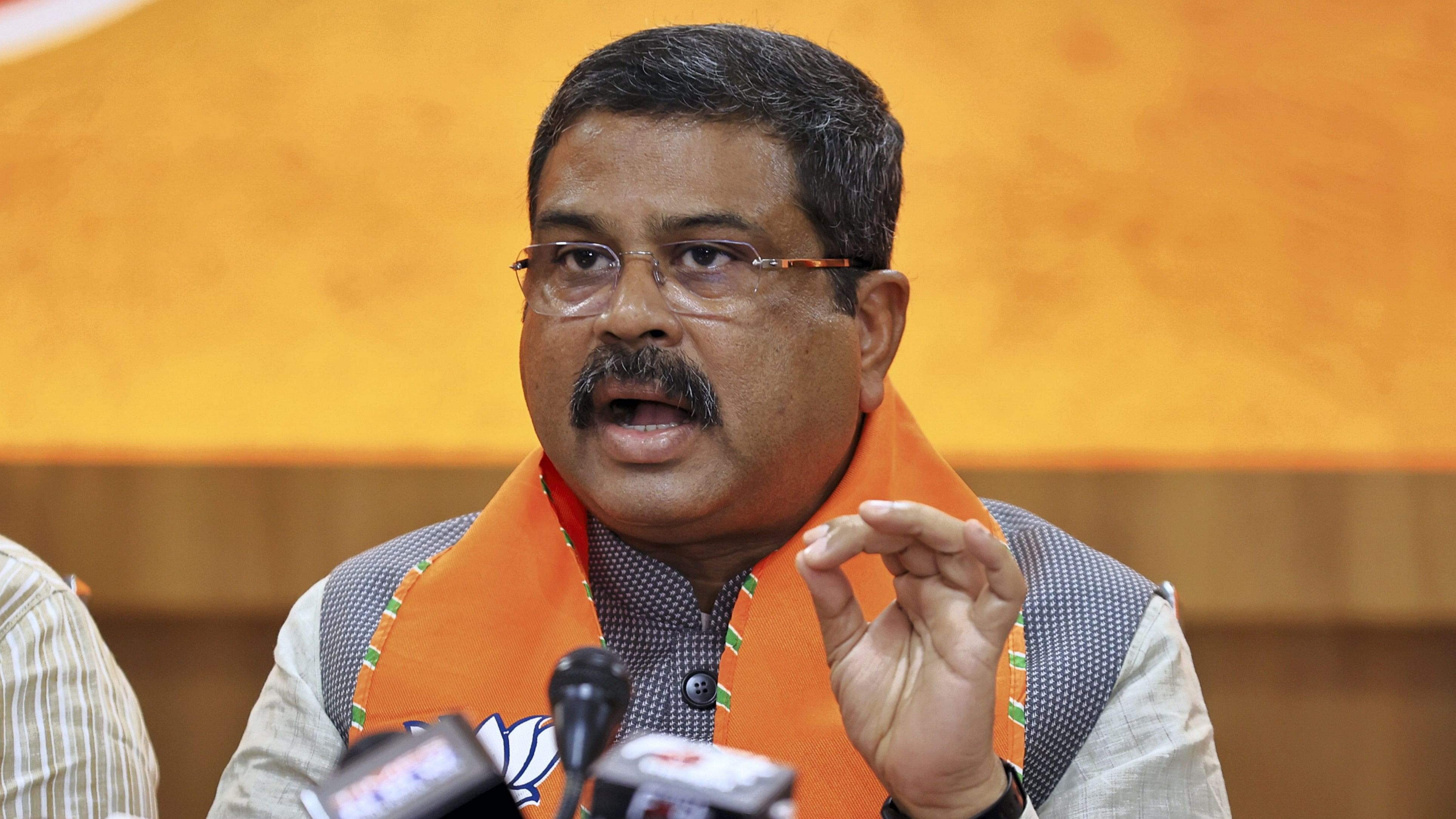 <div class="paragraphs"><p>Union Minister and BJP leader Dharmendra Pradhan</p></div>