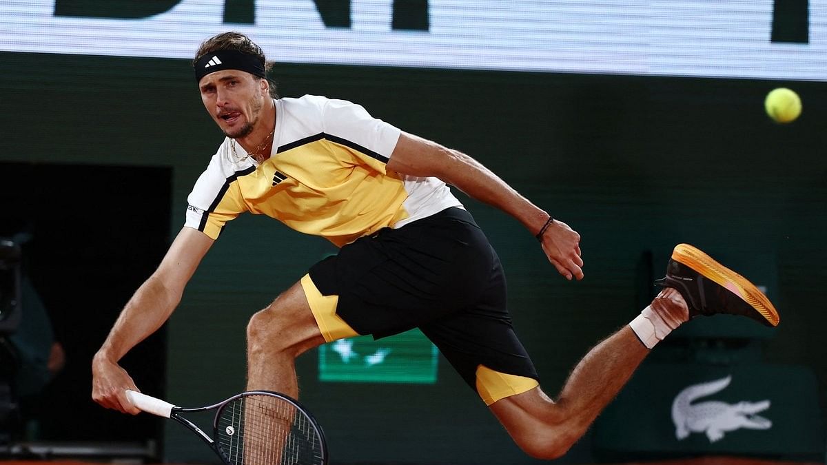 <div class="paragraphs"><p>Tennis - French Open - Roland Garros, Paris, France - June 7, 2024 Germany's Alexander Zverev in action during his semi final match against Norway's Casper Ruud.</p></div>