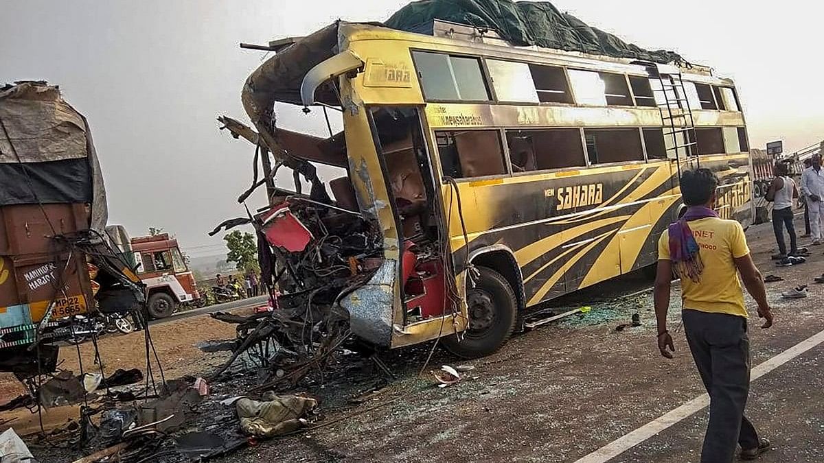 <div class="paragraphs"><p>Representative image showing a bus after it met with an accident.</p></div>