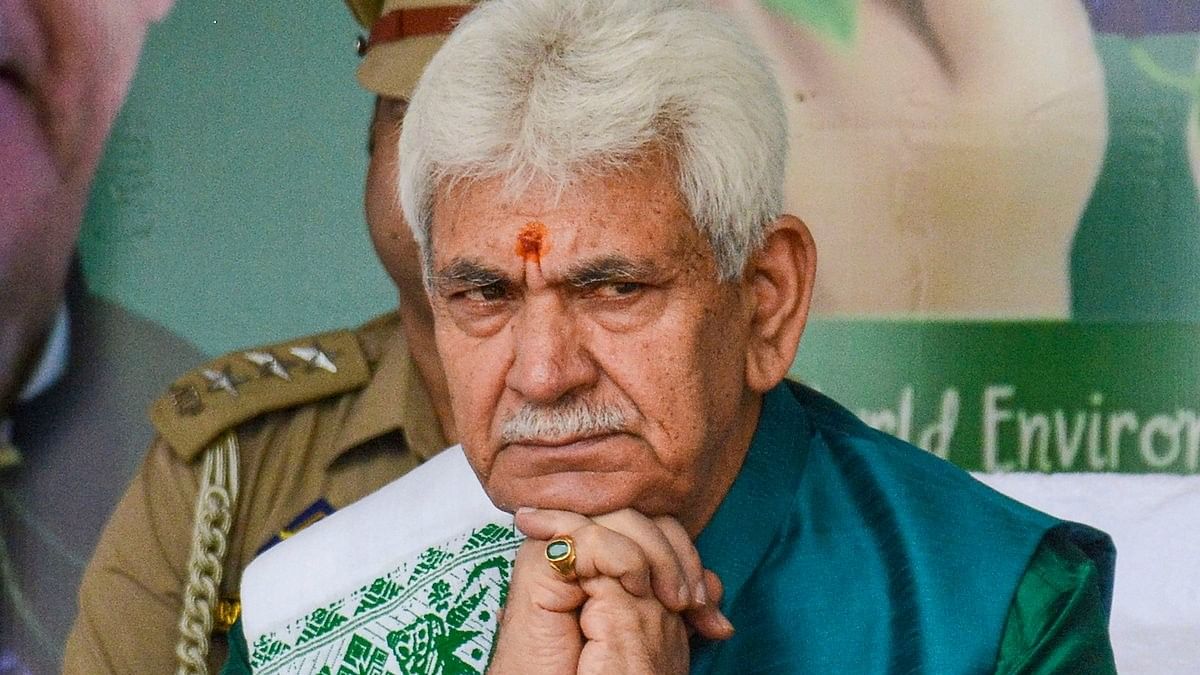 <div class="paragraphs"><p>Jammu and Kashmir Lieutenant Governor Manoj Sinha.</p></div>