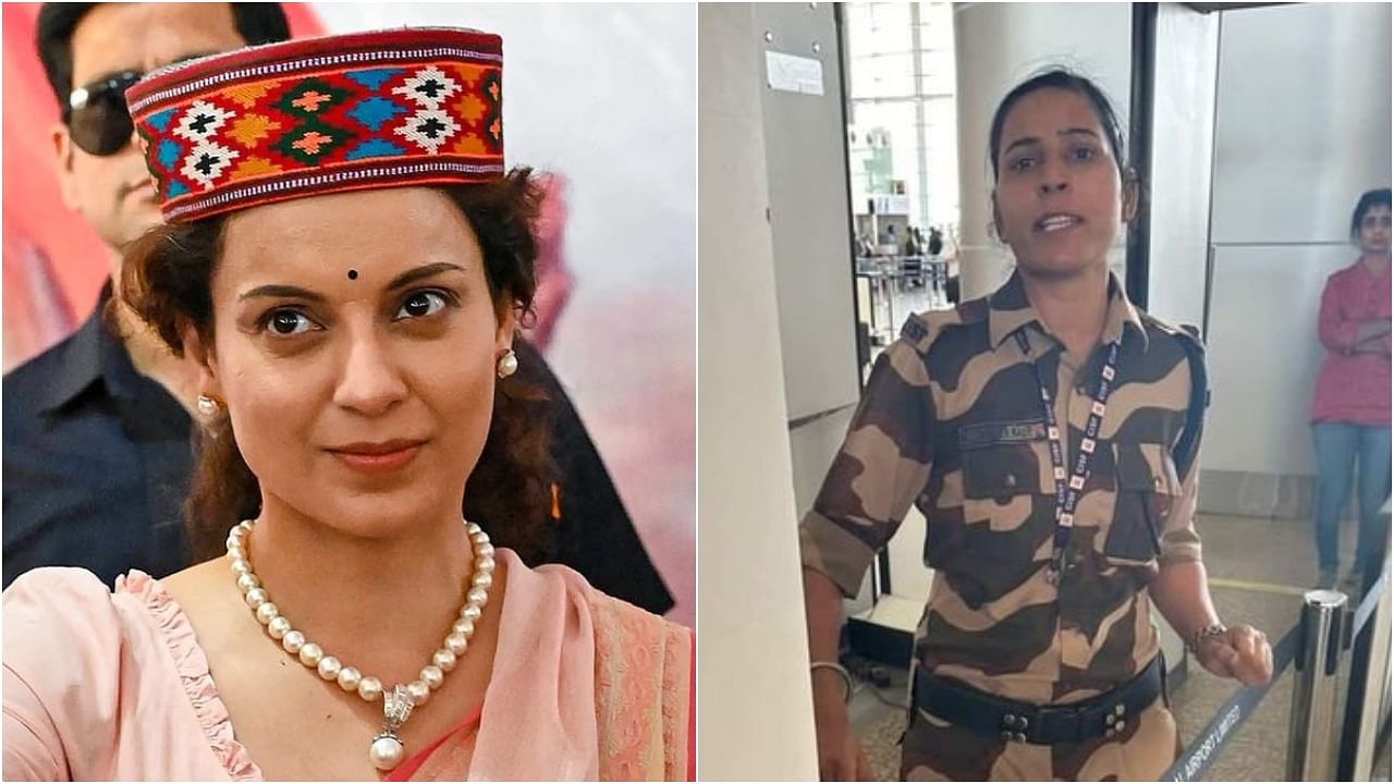 <div class="paragraphs"><p>Kangana Ranaut(L) and suspended CISF constable Kulwinder Kaur.</p></div>