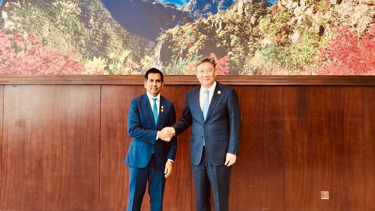 <div class="paragraphs"><p>Maldivian minister on his maiden visit to <a href="https://www.deccanherald.com/tags/china">China </a>on Wednesday spoke of President Mohamed Muizzu’s recent visit to New Delhi and the importance of India to his country’s tourism-dependent economy.</p></div>