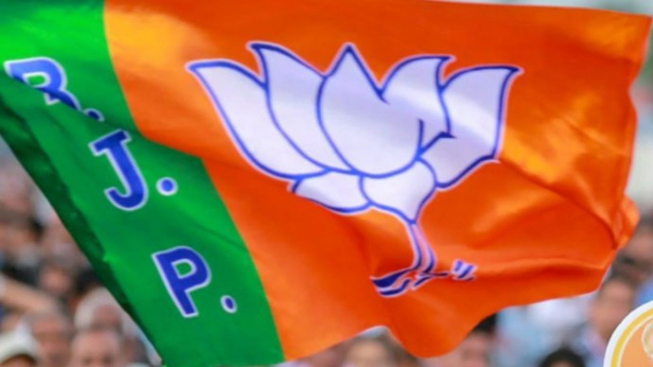 <div class="paragraphs"><p>BJP flag.</p></div>