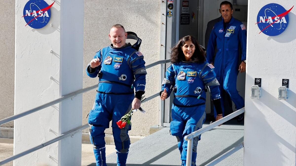 <div class="paragraphs"><p>NASA astronauts Butch Wilmore and Sunita Williams were supposed to take off on the space jet.</p></div>