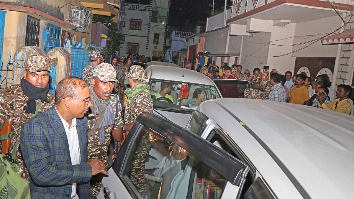 <div class="paragraphs"><p>File photo of CBI officials after a raid at a TMC leader in Bengal in relation with the recruitment scam.&nbsp;</p></div>