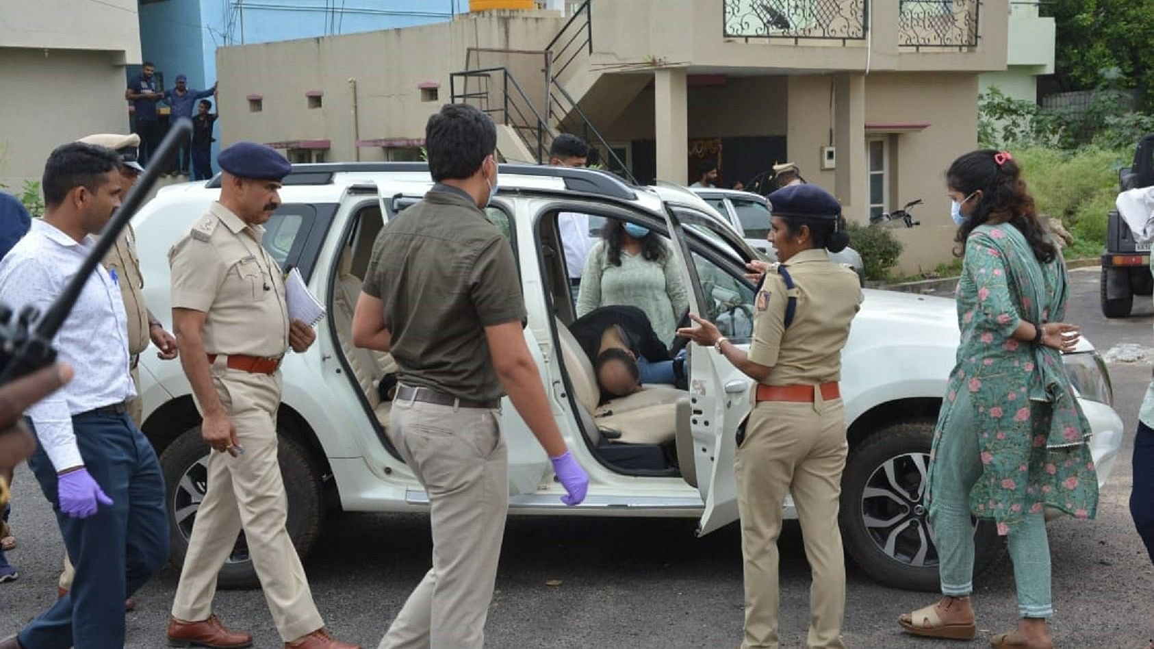 <div class="paragraphs"><p>SP Mohammad Sujitha and police officials visited the Hoysala barangay of Hassan where the shooting took place.</p></div>