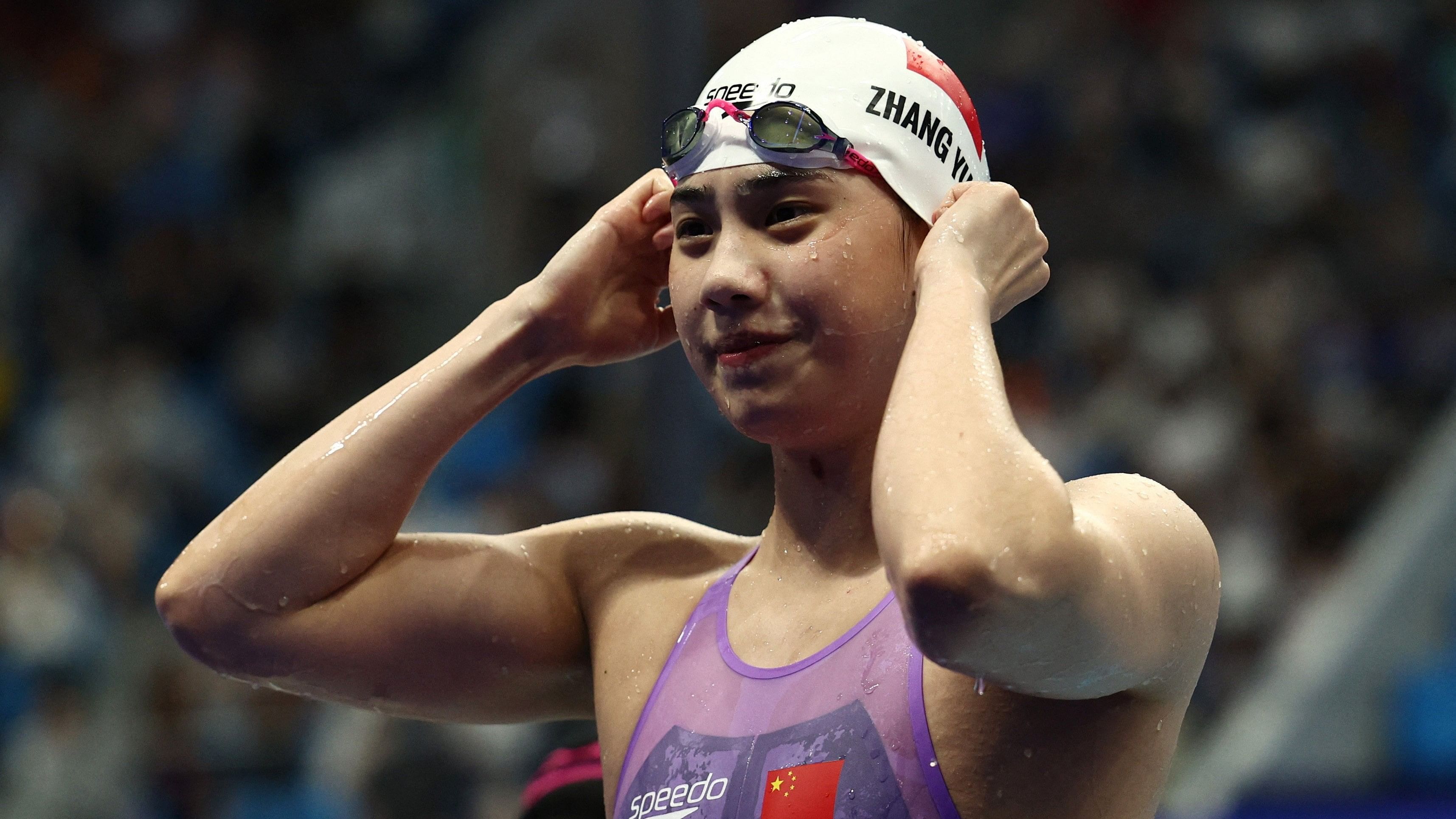<div class="paragraphs"><p>Olympic champion in 200m butterfly Zhang Yufei (in pic) is part of China's swimming team for the upcoming Paris Games 2024.</p></div>