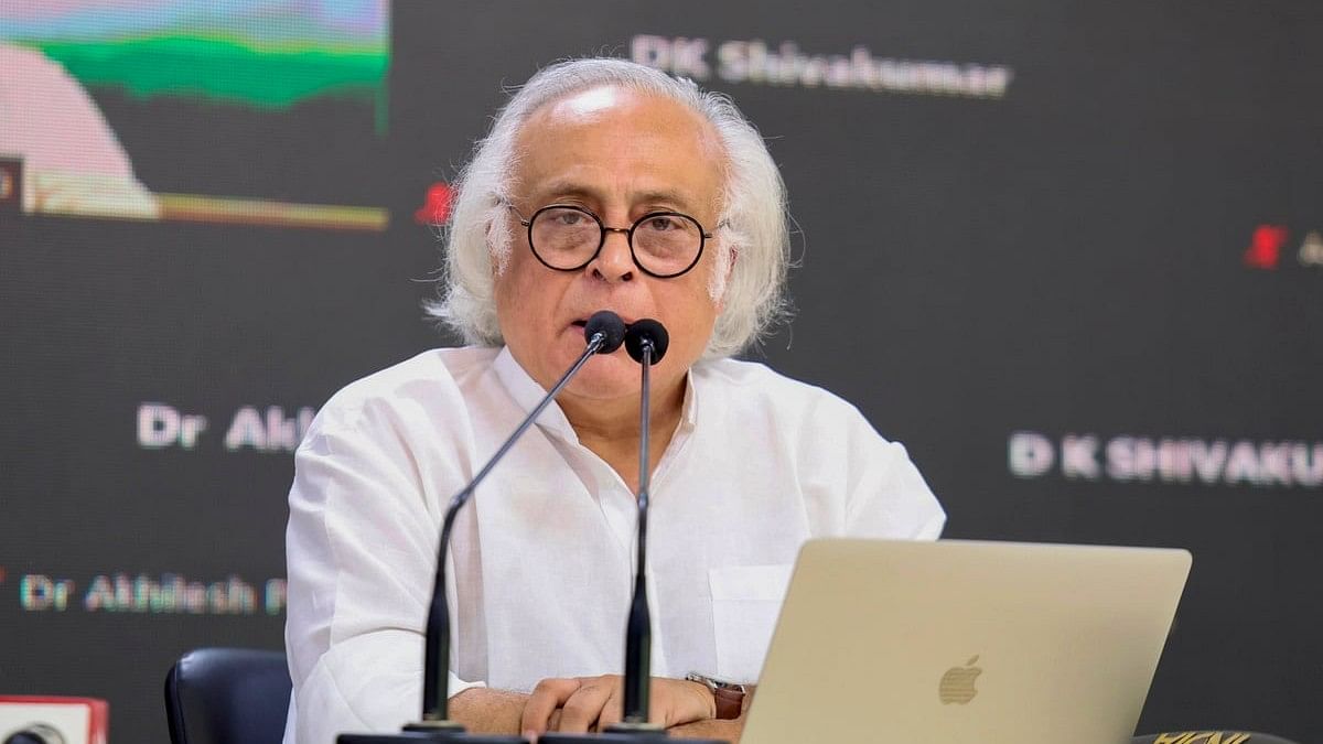 <div class="paragraphs"><p>Congress leader Jairam Ramesh during a press conference at AICC HQ. in New Delhi, Sunday, June 2, 2024. </p></div>