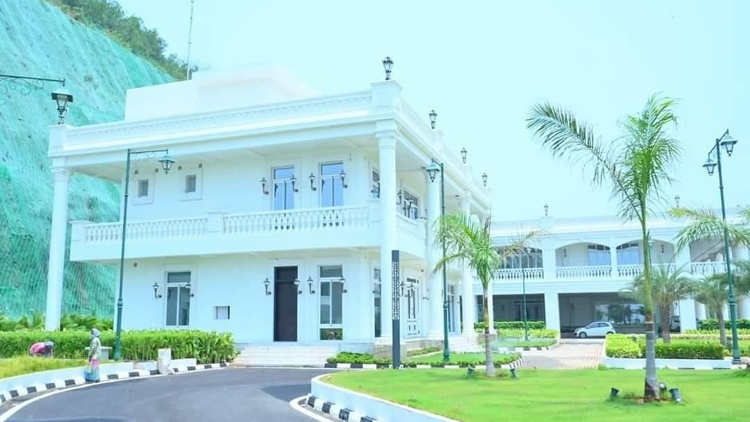 The building in Visakhapatnam that is at the centre of a political row. 