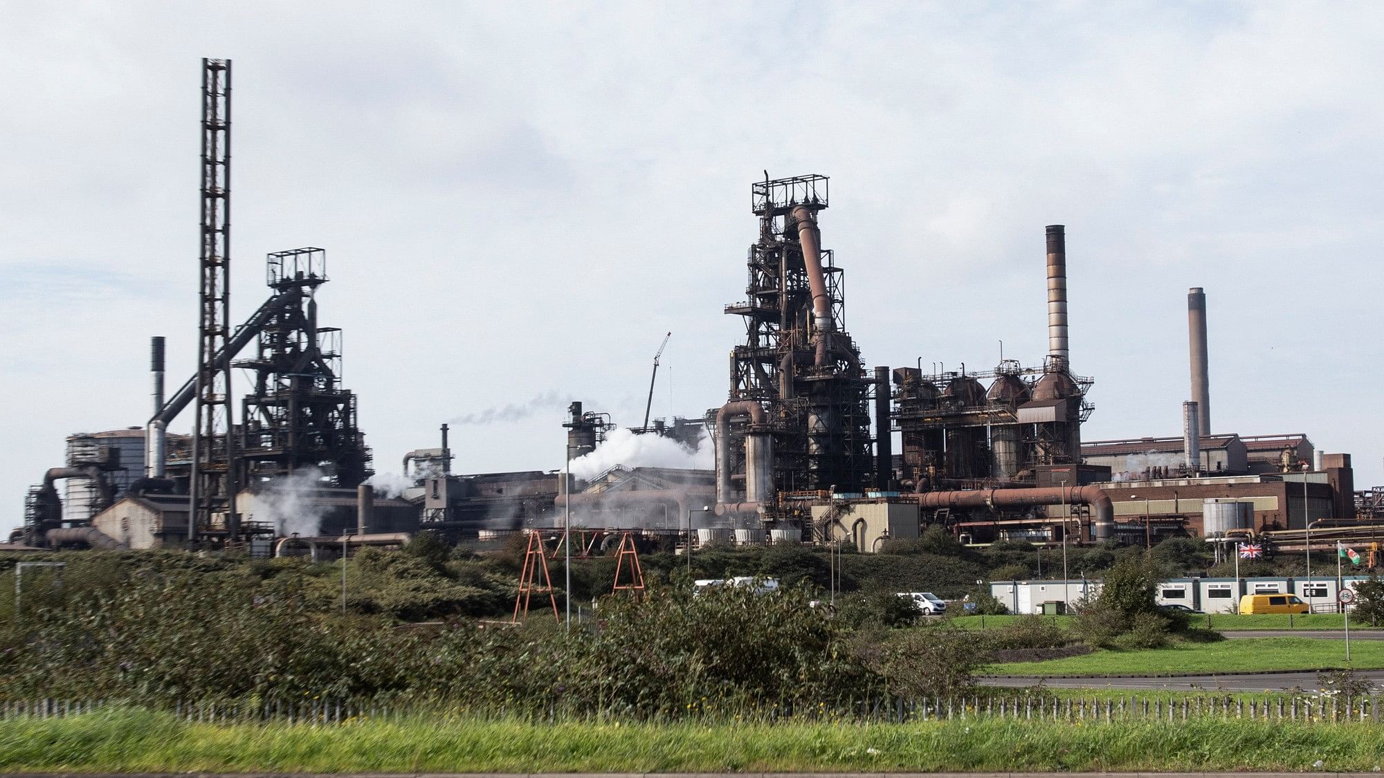 <div class="paragraphs"><p>General view of the Tata Steel Port Talbot Steelworks plant in Wales.</p></div>