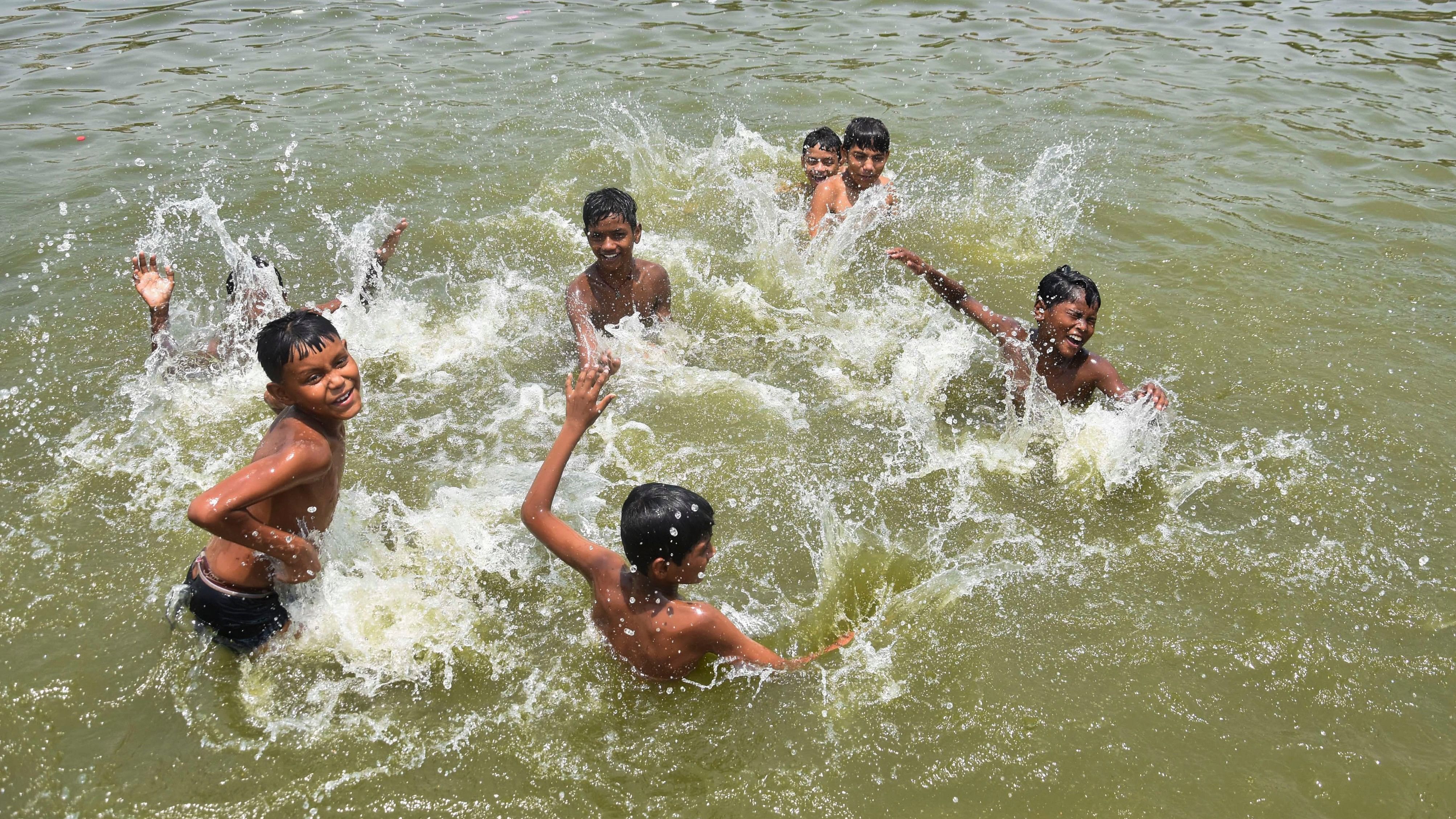 <div class="paragraphs"><p>Representative image of children playing in a water body.</p></div>