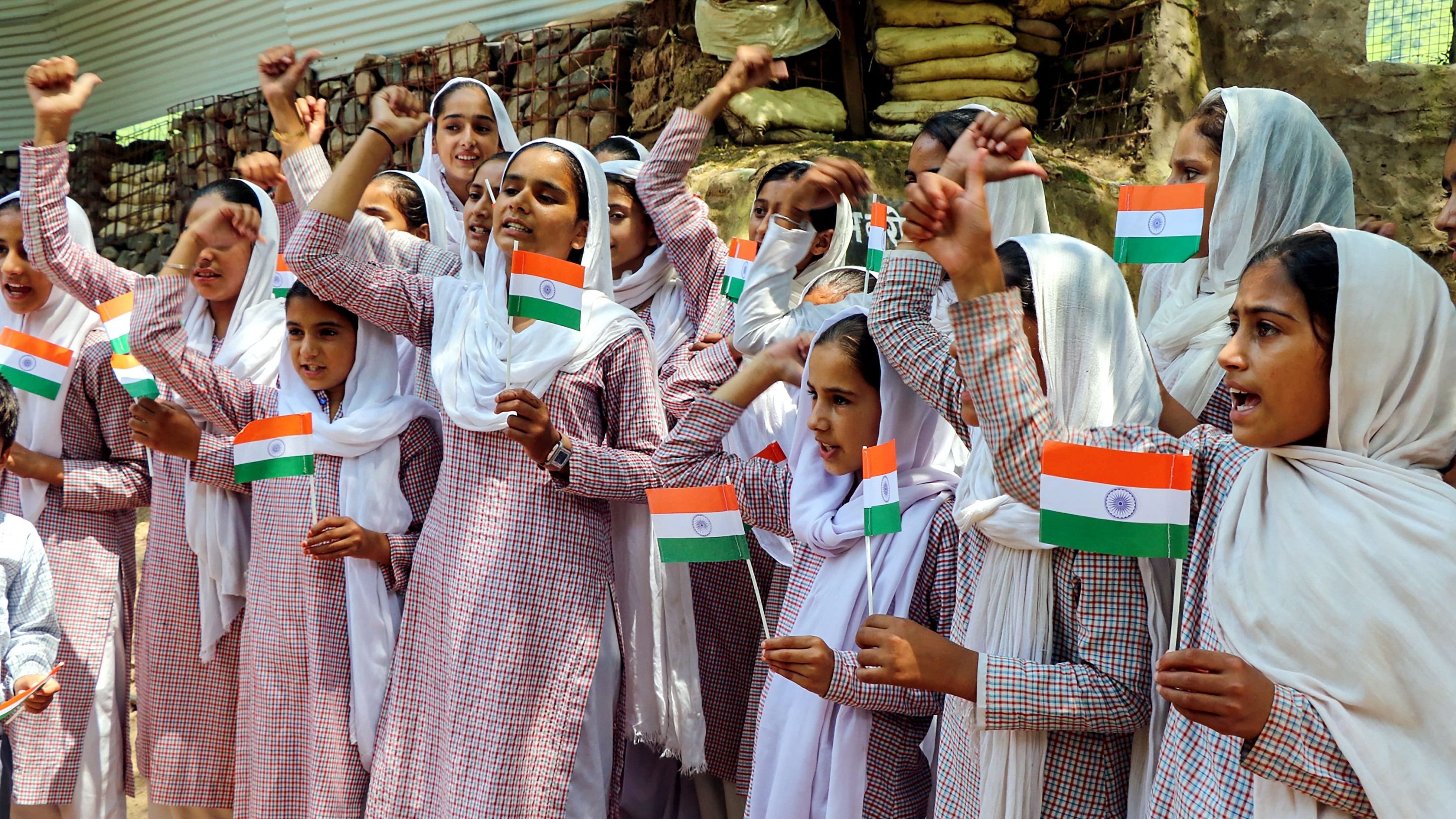 <div class="paragraphs"><p>The national anthem has been made compulsory during the morning assembly in all schools across Jammu and Kashmir.</p><p>Image for representational purpose.</p></div>