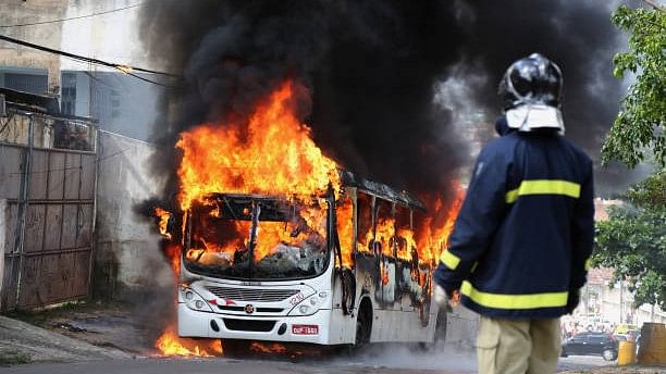 <div class="paragraphs"><p>Representative image of a bus on fire.</p></div>