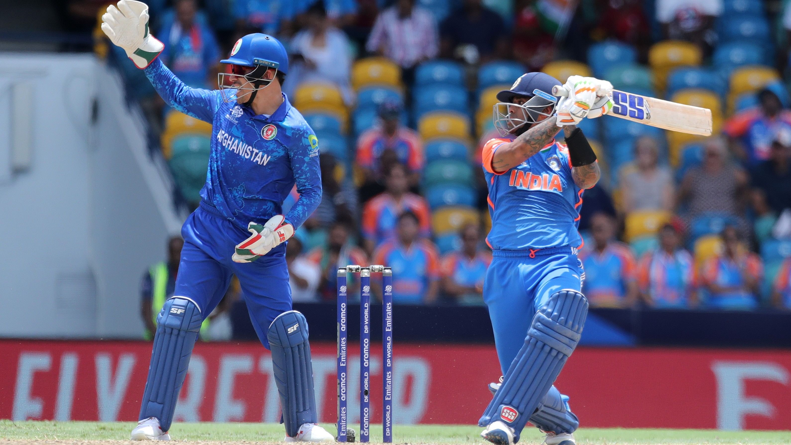 <div class="paragraphs"><p>Suryakumar Yadav(R) playing a shot against Afghanistan.</p></div>