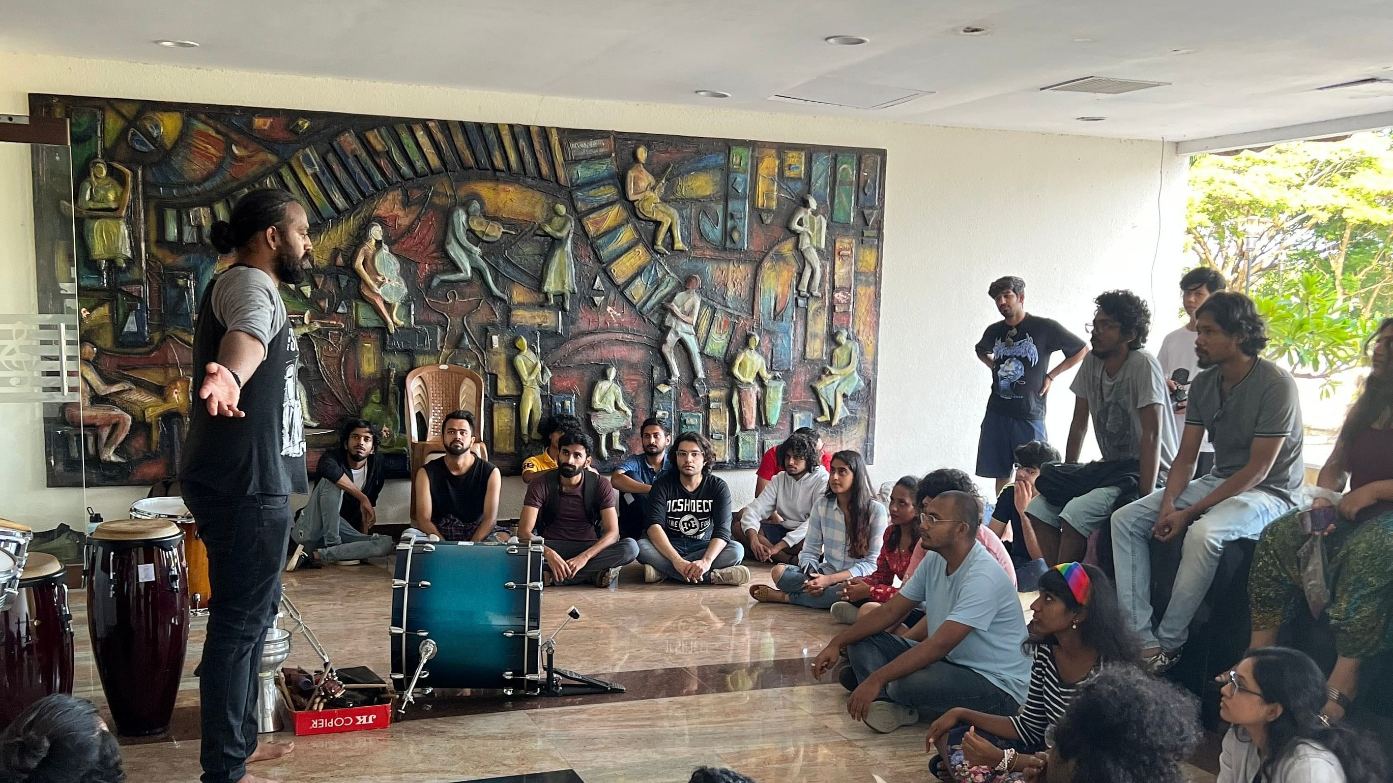 <div class="paragraphs"><p>A session in progress at the summer camp last year at Swarnabhoomi Academy of Music. </p></div>