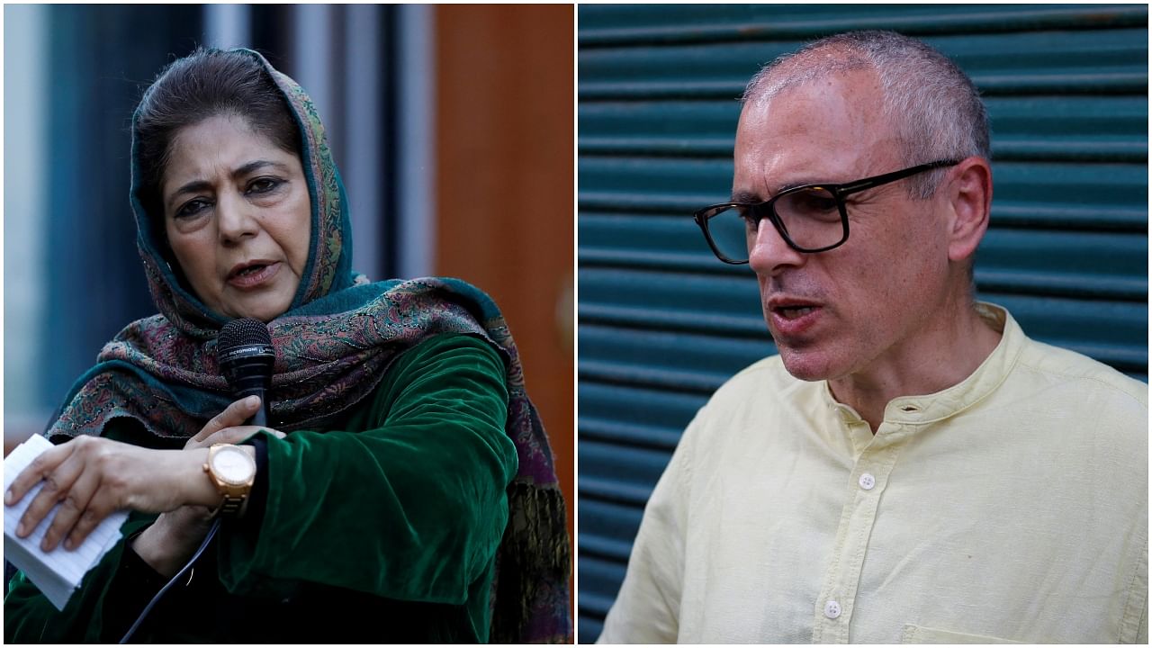 <div class="paragraphs"><p>(From Left) PDP's Mehbooba Mufti; NC's&nbsp;Omar Abdullah</p></div>