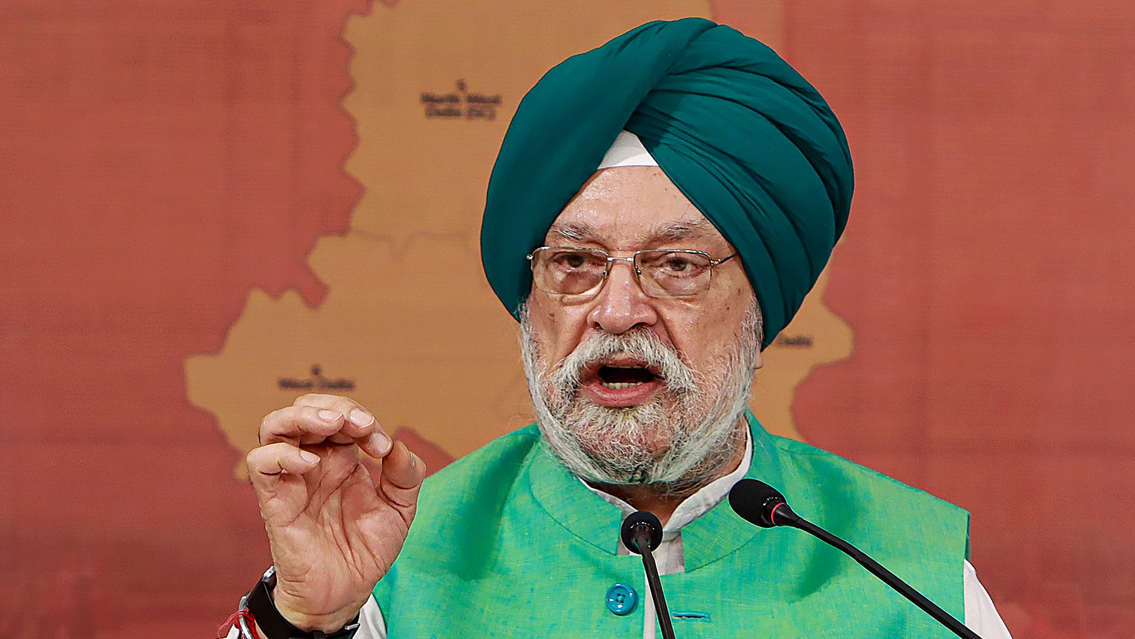 <div class="paragraphs"><p>Petroleum Minister Hardeep Singh Puri.</p></div>