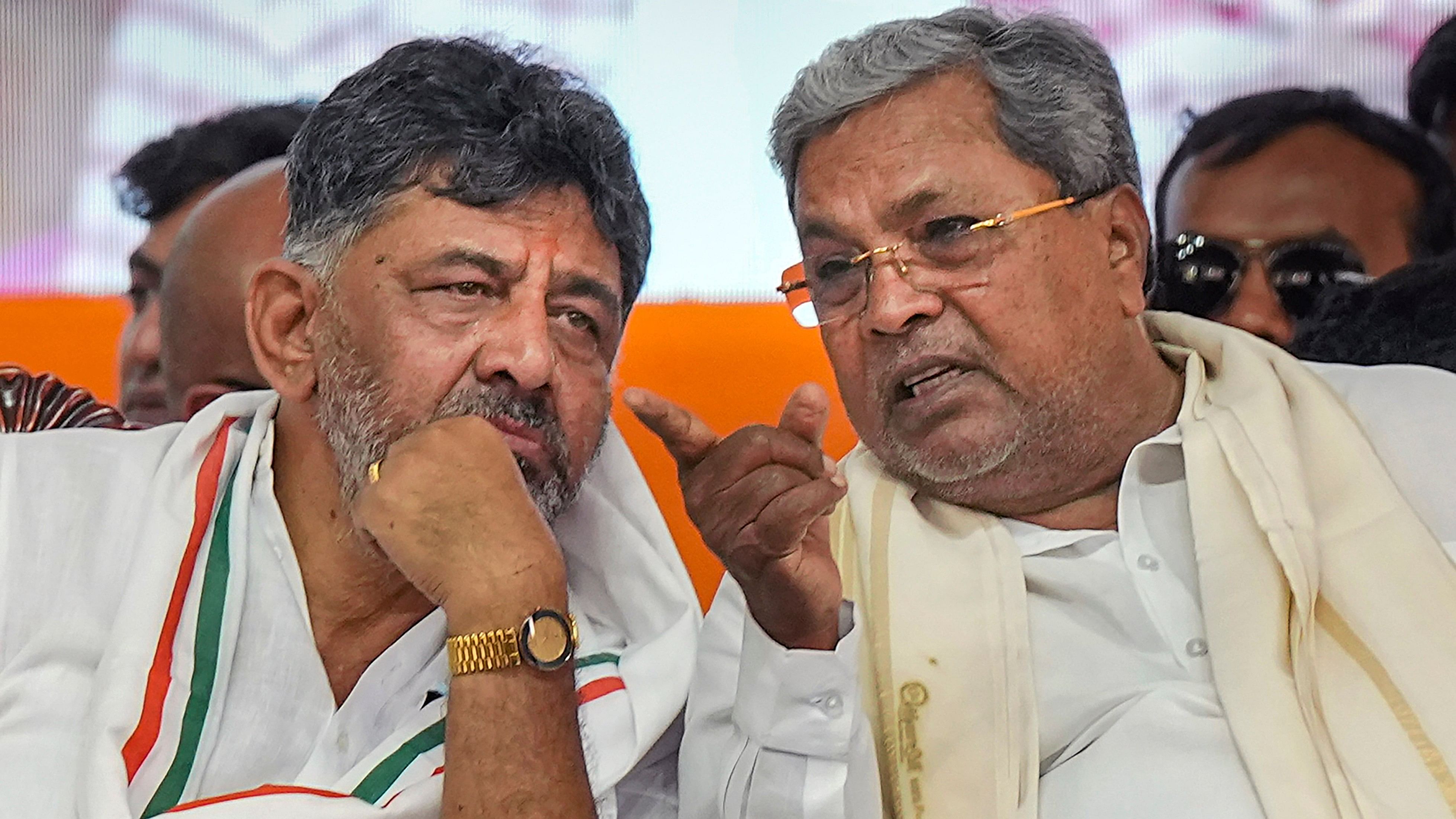 <div class="paragraphs"><p> Karnataka Chief Minister Siddaramaiah and Deputy Chief Minister DK Shivakumar </p></div>