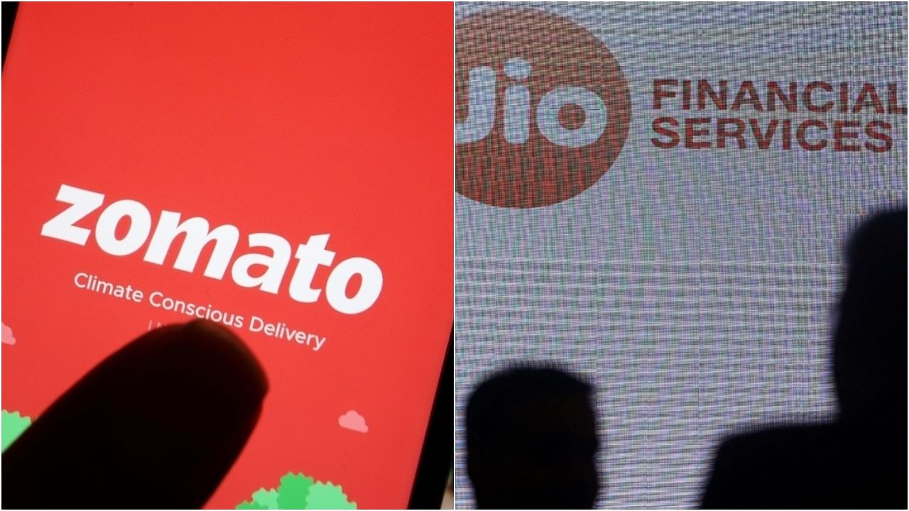 <div class="paragraphs"><p>Zomato and Jio Financial Services logos are seen here.</p></div>