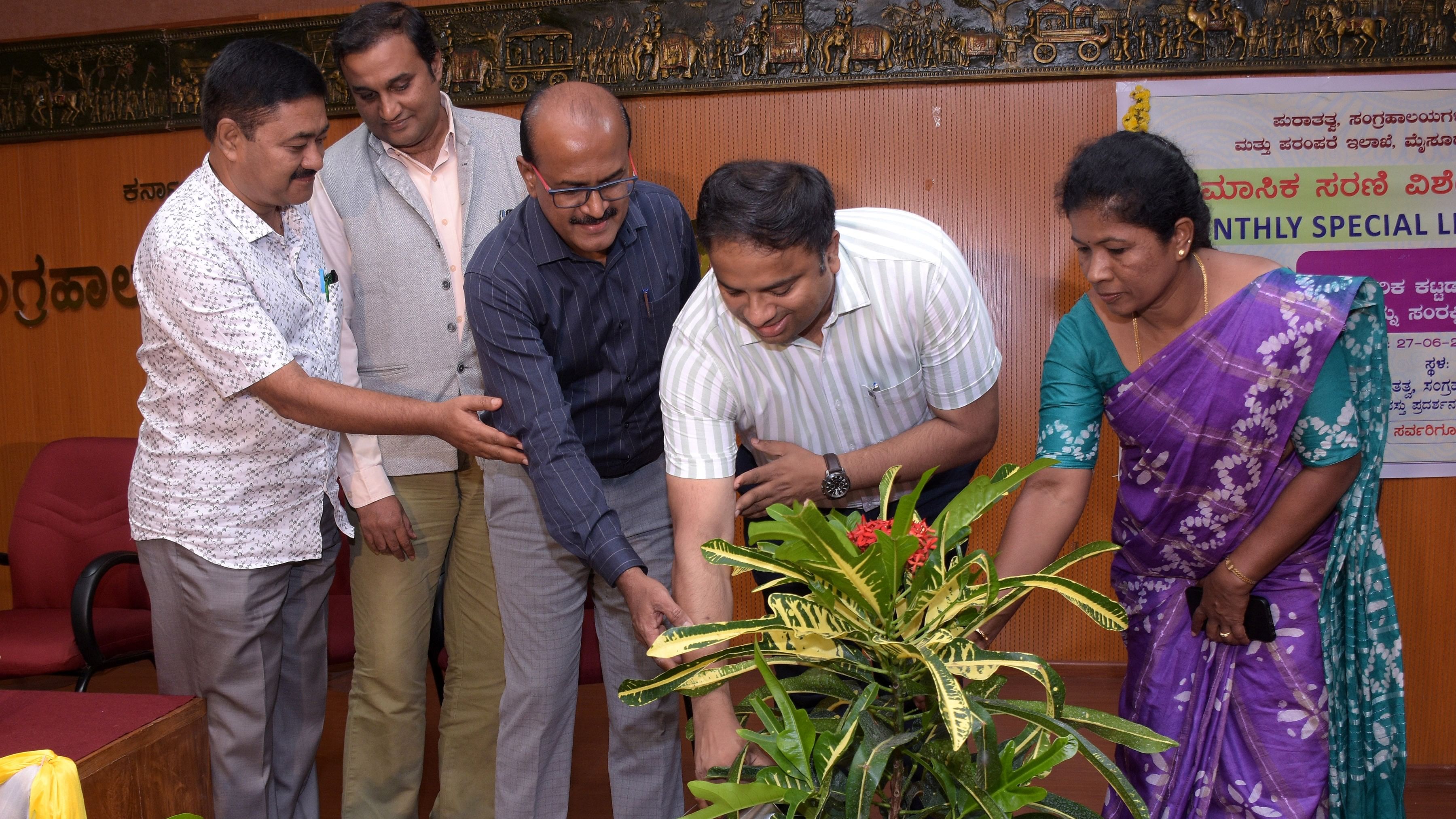 <div class="paragraphs"><p>Department of Heritage, Archaeology and Museums,&nbsp; A Devaraju, DC Dr K V Rajendra inaugurate the workshop on Conservation of Heritage structures at DHAM office premises in Mysuru on Thursday evening.</p></div>
