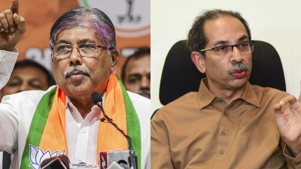 <div class="paragraphs"><p>BJP leader Chandrakant Patil (L) and&nbsp;Shiv Sena (UBT) leader Uddhav Thackeray (R).</p></div>