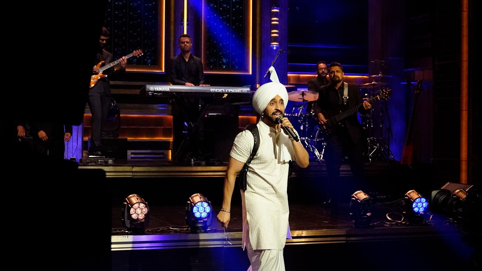 <div class="paragraphs"><p>Diljit Dosanjh on 'The Tonight Show'.</p></div>