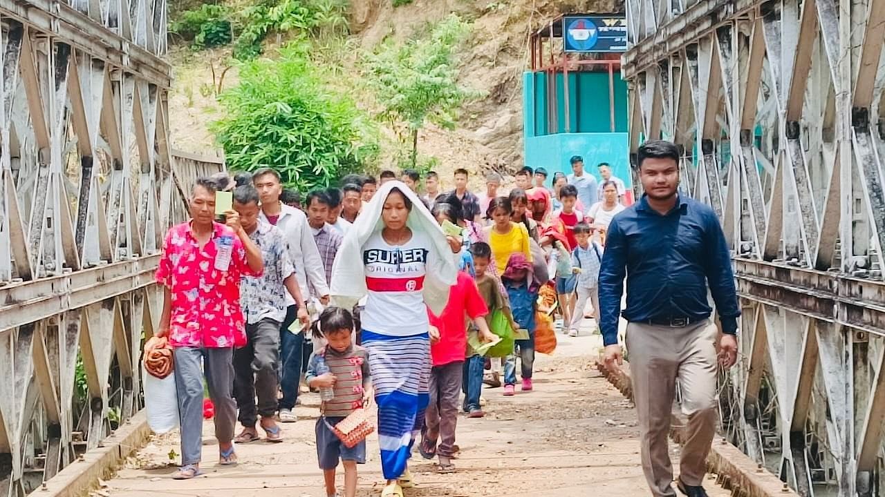 <div class="paragraphs"><p>The Myanmar nationals had taken shelter in Manipur following the military coup in 2021.</p></div>