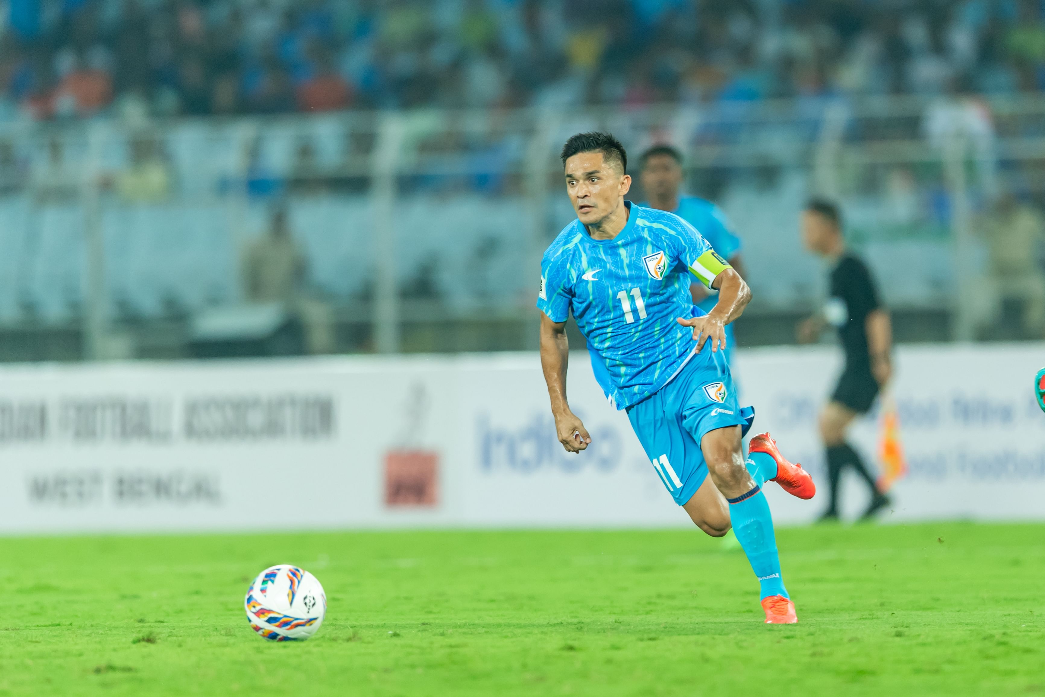 In Pics A Thank And A Goodbye Sunil Chhetri Dons The India Colours For A Final Game 8967