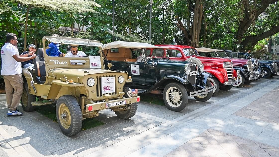 <div class="paragraphs"><p>The rally featured an impressive display of nearly 50 vintage cars, including American, German, British, and Indian models from the early to mid-20th century.&nbsp;</p></div>