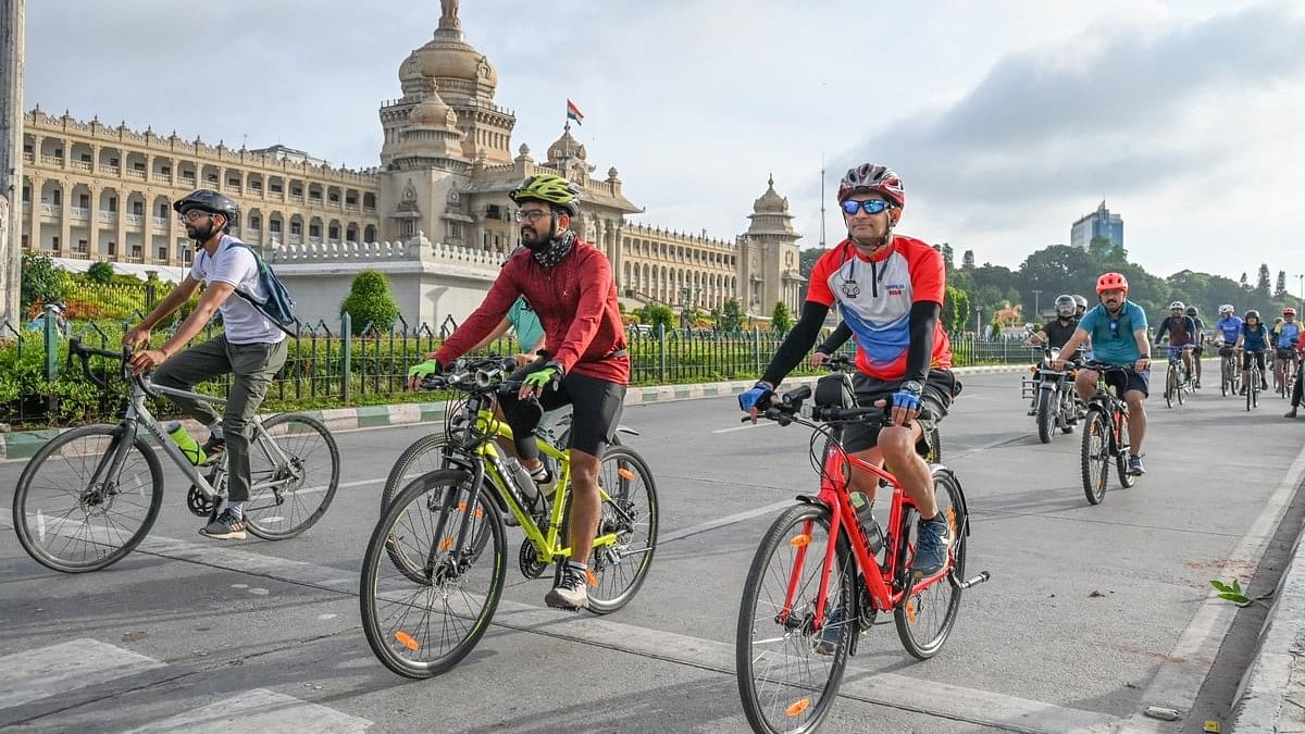 <div class="paragraphs"><p>Over 550 cyclists registered for the 1st edition of 'Pedaluru', organised by the Council for Active Mobility in Bengaluru on Sunday. </p></div>