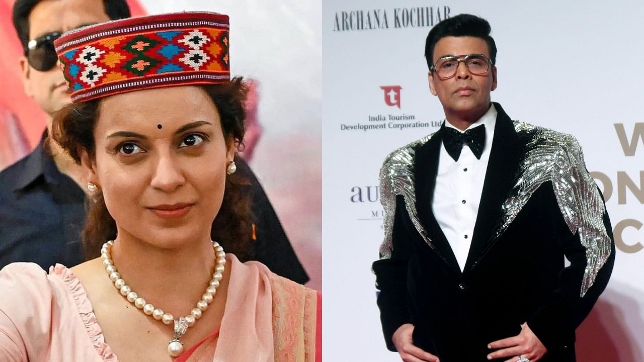 <div class="paragraphs"><p>From left:&nbsp;Kangana Ranaut, Karan Johar</p></div>