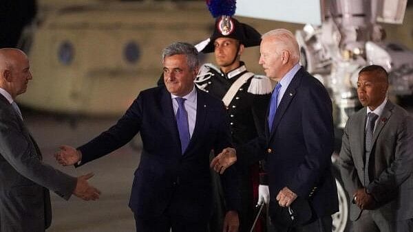 <div class="paragraphs"><p>US President Joe Biden arrives for the G7 summit in Italy.</p></div>