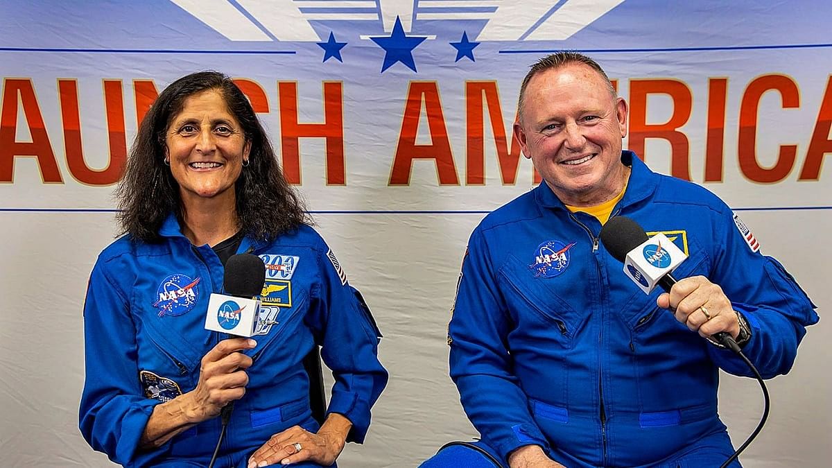 <div class="paragraphs"><p>Astronauts Sunita Williams and Butch Wilmore</p></div>