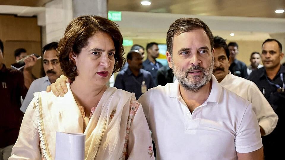 <div class="paragraphs"><p>Priyanka Gandhi (left) and Rahul Gandhi.&nbsp;</p></div>