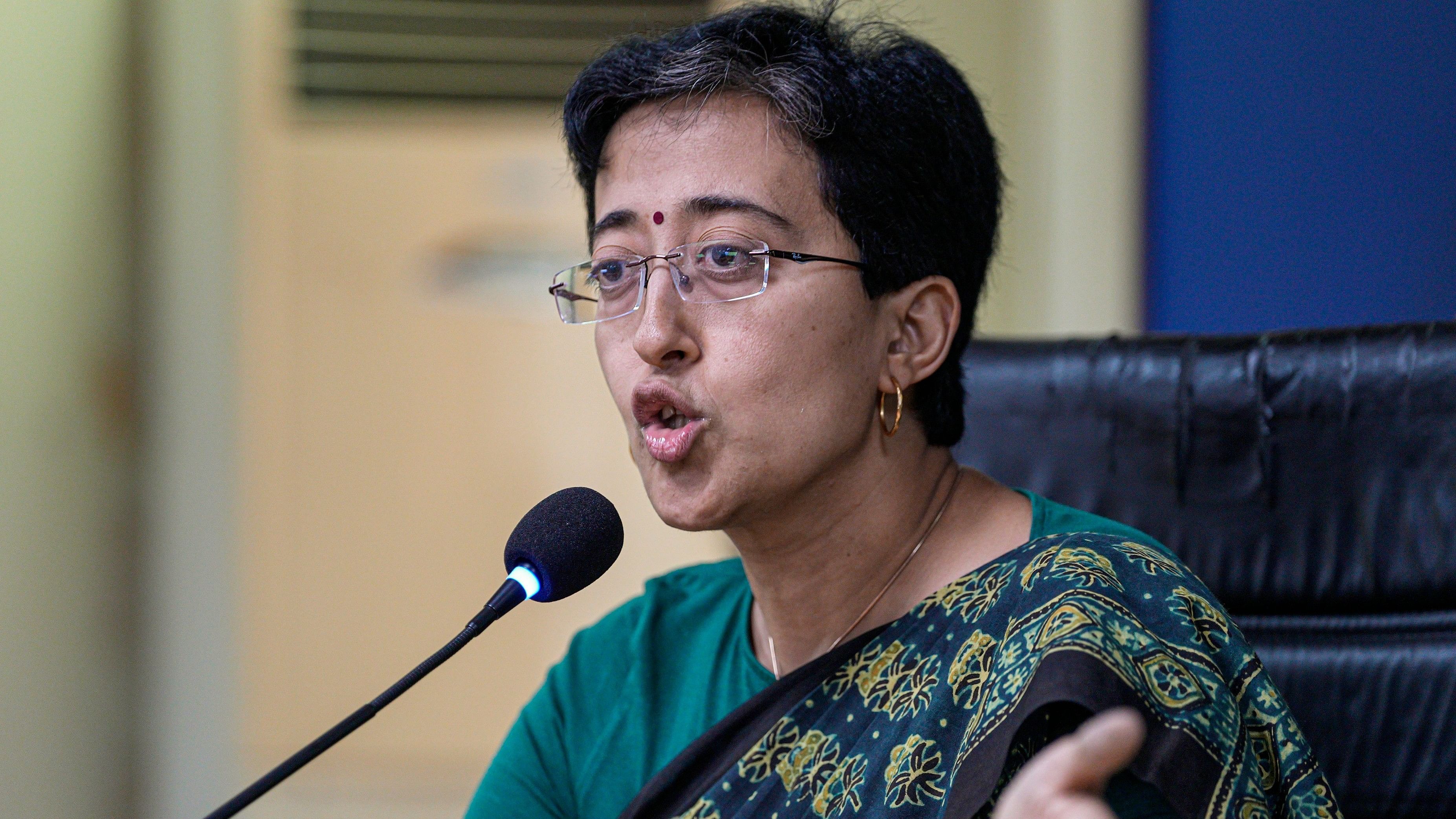 <div class="paragraphs"><p>Delhi Minister Atishi</p></div>