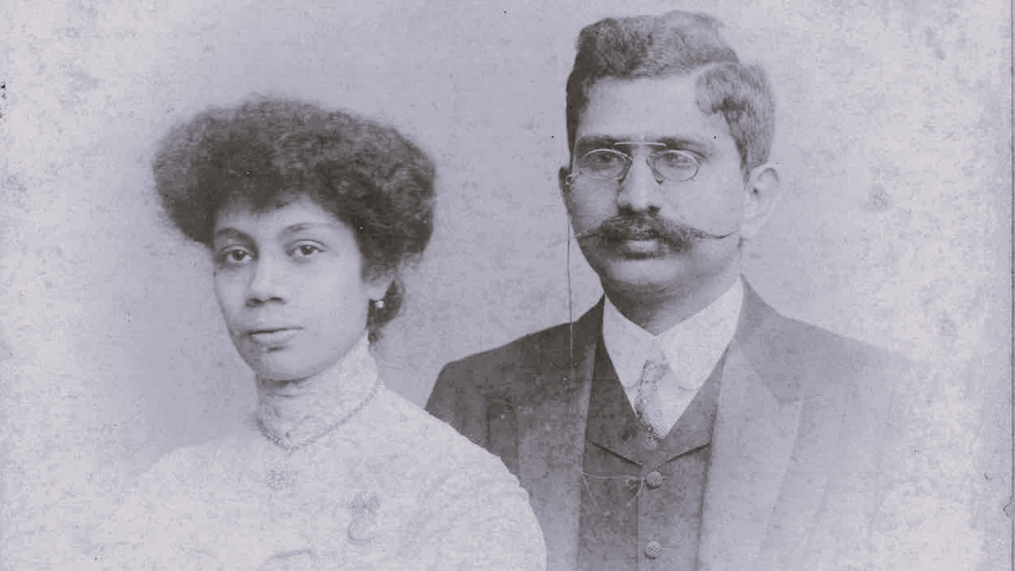 A marriage photo of Francis DeSouza and Alice Coelho, dating back to 1904. DeSouza was the former Judicial Commissioner of Sindh. He was well-known for refusing to sit in judgement over Mahatma Gandhi, drawing the ire of the British administration.