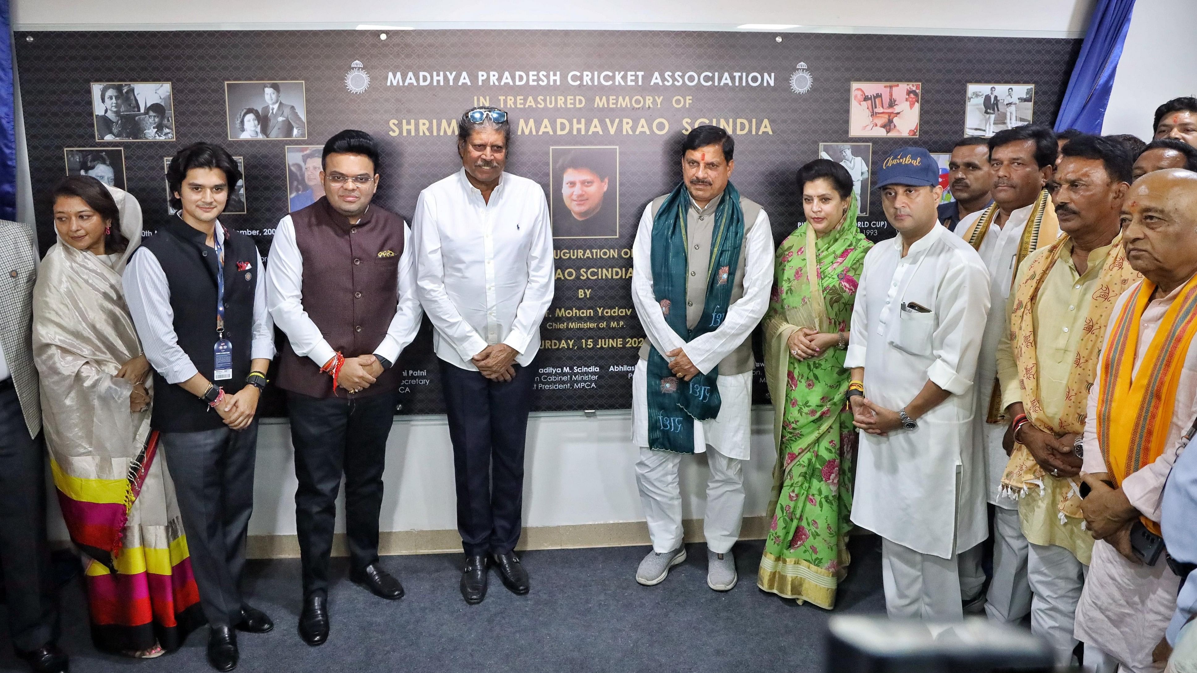 <div class="paragraphs"><p>A galaxy of VVIPs, including CM Dr Mohan Yadav, Union telecom minister Jyotiraditya Scindia, BCCI general secretary Jay Shah, former Indian cricket captain Kapil Dev, graced the event.</p></div>