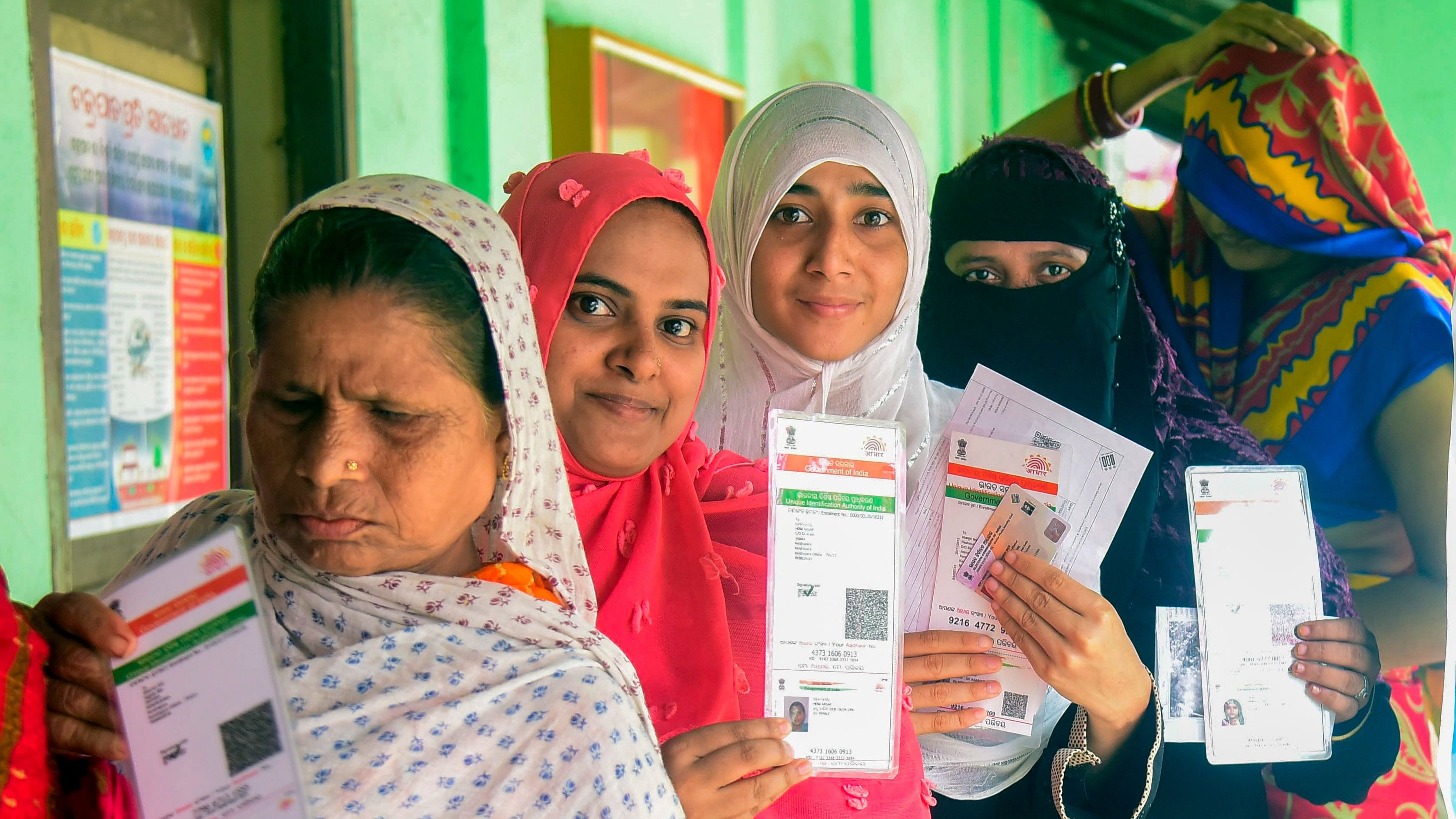 <div class="paragraphs"><p>Women wait in a queue to cast their votes at a polling booth during&nbsp;the&nbsp;Odisha&nbsp;Assembly elections.&nbsp;</p></div>