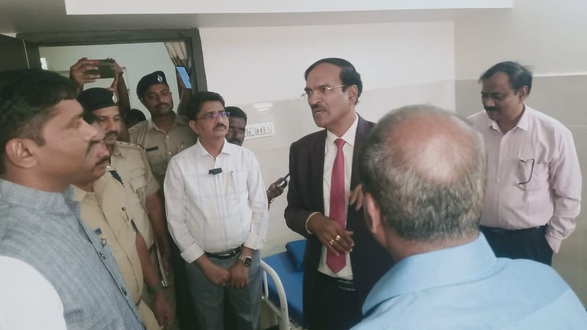 Member of the state human rights commission Justice S K Ontagodi visited the residence of Kavitha Badanavar, who has been arrested under foesticide charges, to obtain relevant information from the officials. 