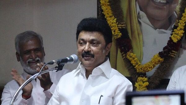 <div class="paragraphs"><p>M.K. Stalin, Tamil Nadu state Chief Minister and leader of the Dravida Munnetra Kazhagam (DMK) party, speaks during a press conference on the day of IndiaÕs general election results, in Chennai, India, June 4, 2024.</p></div>