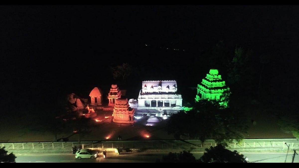 <div class="paragraphs"><p>Group of Monuments at Mamallapuram in Tamil Nadu. </p></div>