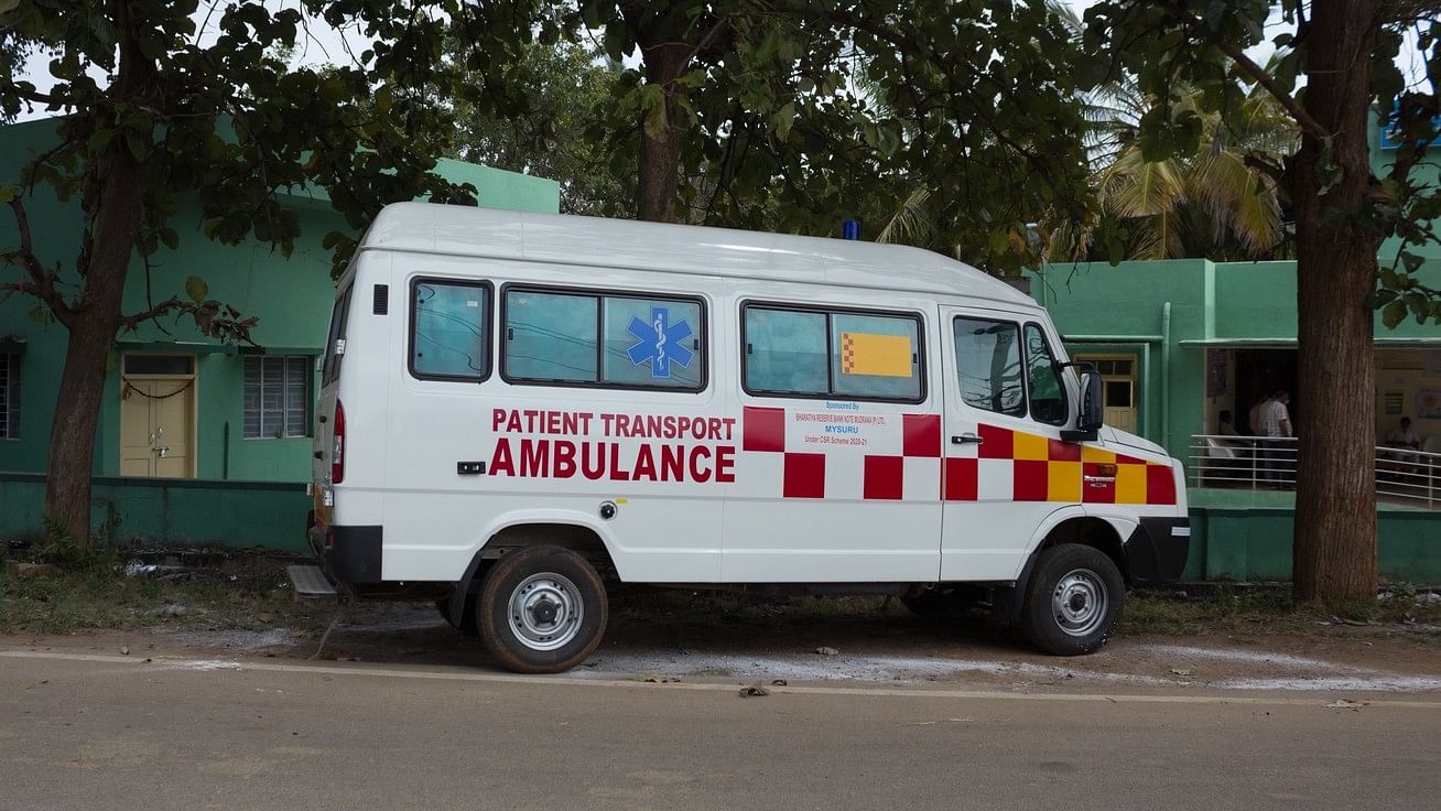 <div class="paragraphs"><p>A parked ambulance is pictured in this image. For representational purposes only.</p></div>