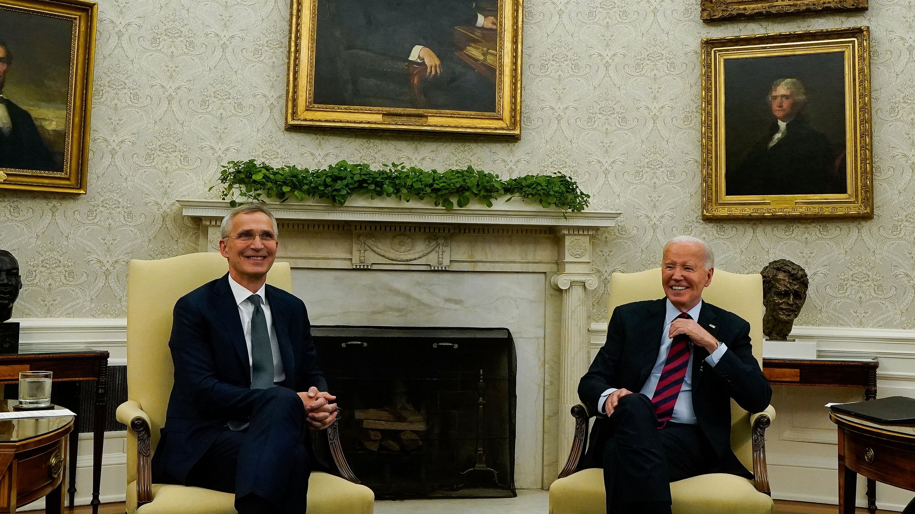 <div class="paragraphs"><p>US President Joe Biden and NATO Secretary General Jens Stoltenberg.</p></div>