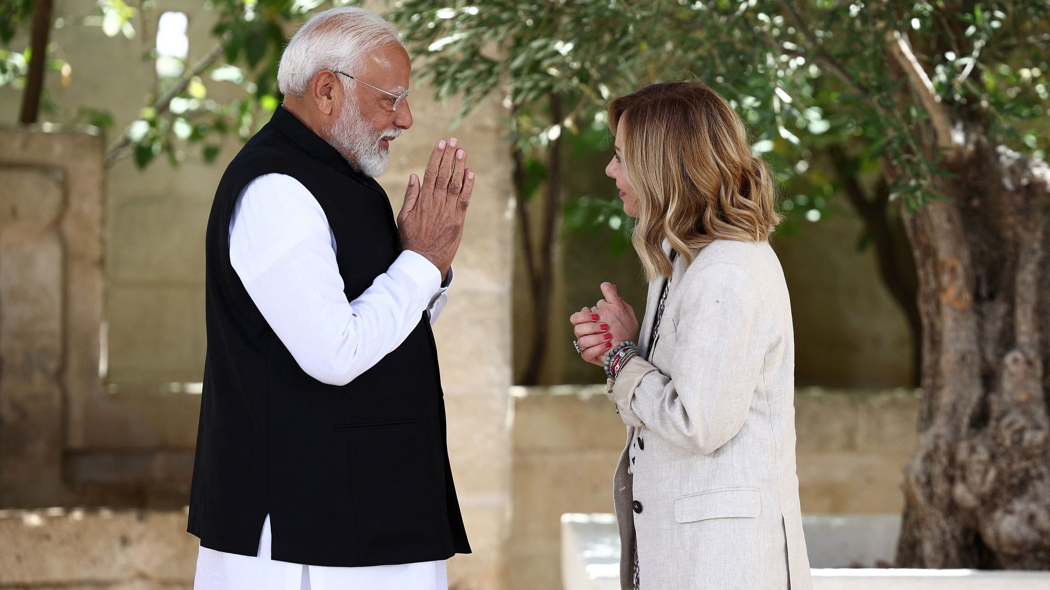 In Pics| PM Modi meets world leaders at the G7 Summit