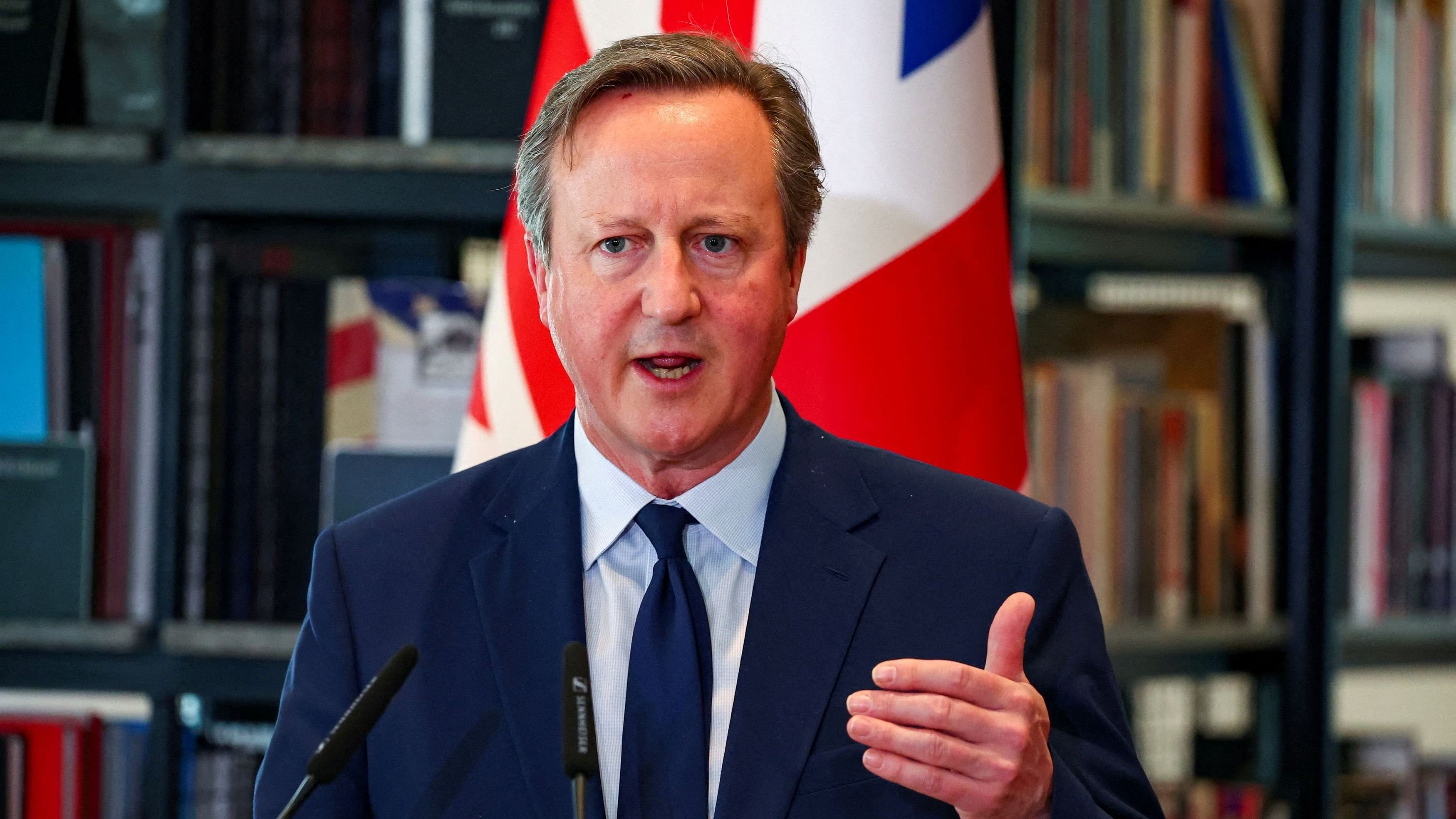 <div class="paragraphs"><p>FILE PHOTO: Britain's Foreign Secretary David Cameron </p></div>