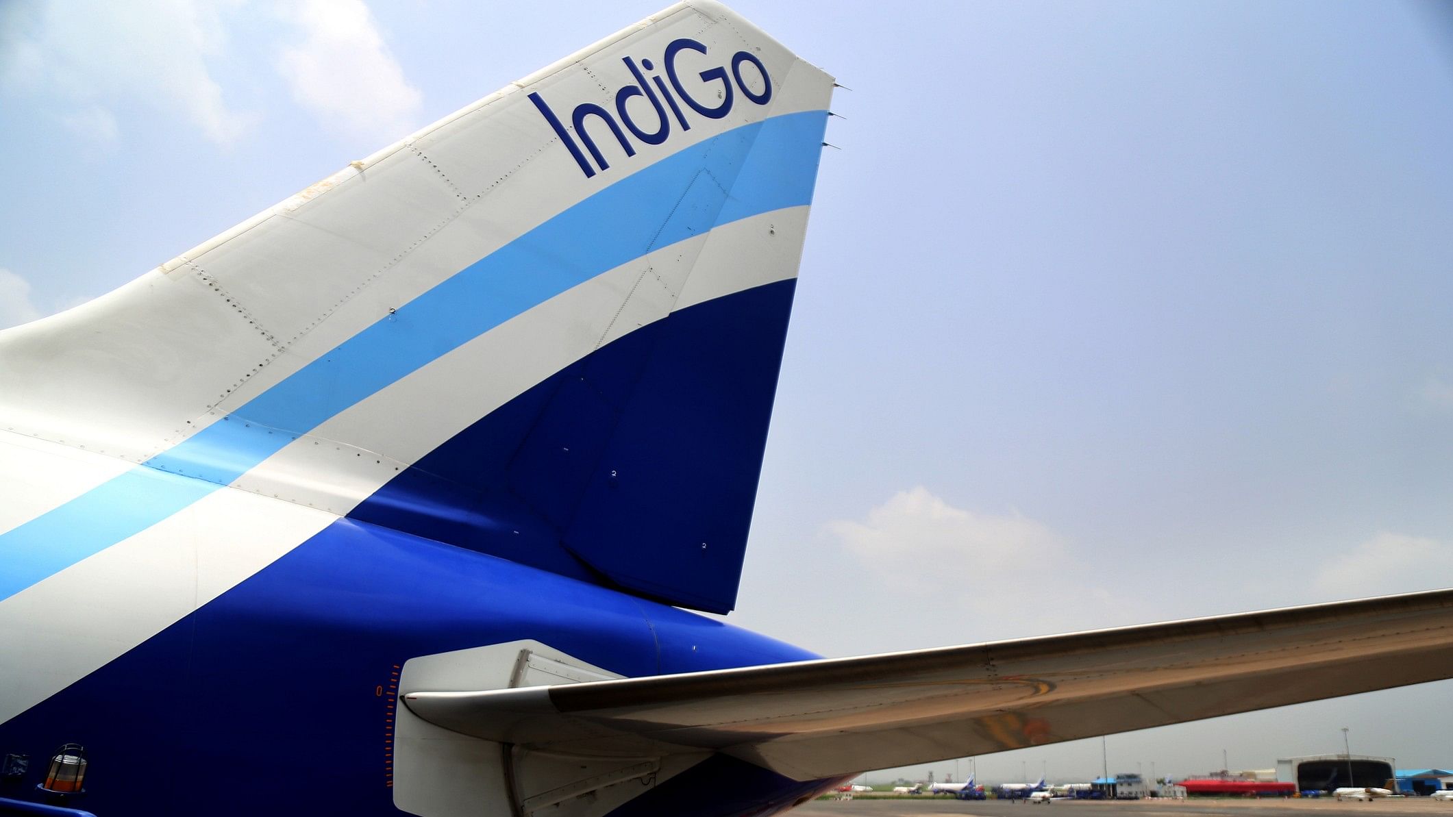 <div class="paragraphs"><p>Representative image showing the tail of an IndiGo plane.</p></div>