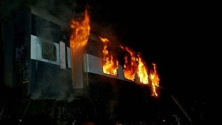 <div class="paragraphs"><p>A representative image of a train on fire.</p></div>