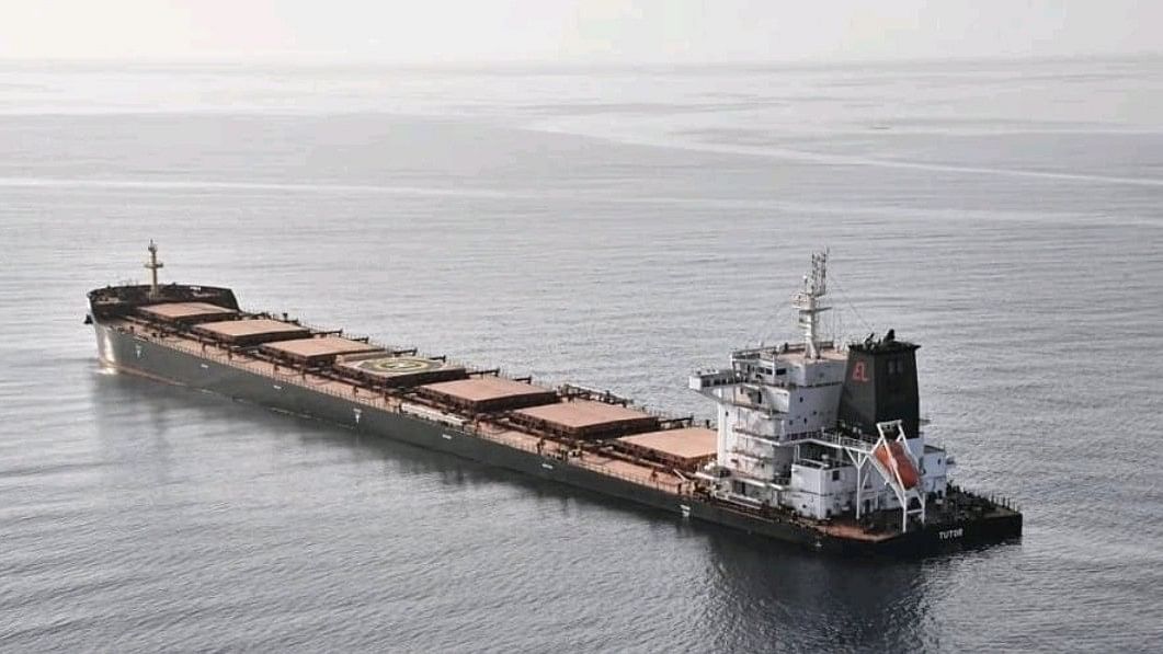 <div class="paragraphs"><p>Greek-owned bulk carrier M/V Tutor had started sinking after Houthis attacked it.&nbsp;</p></div>
